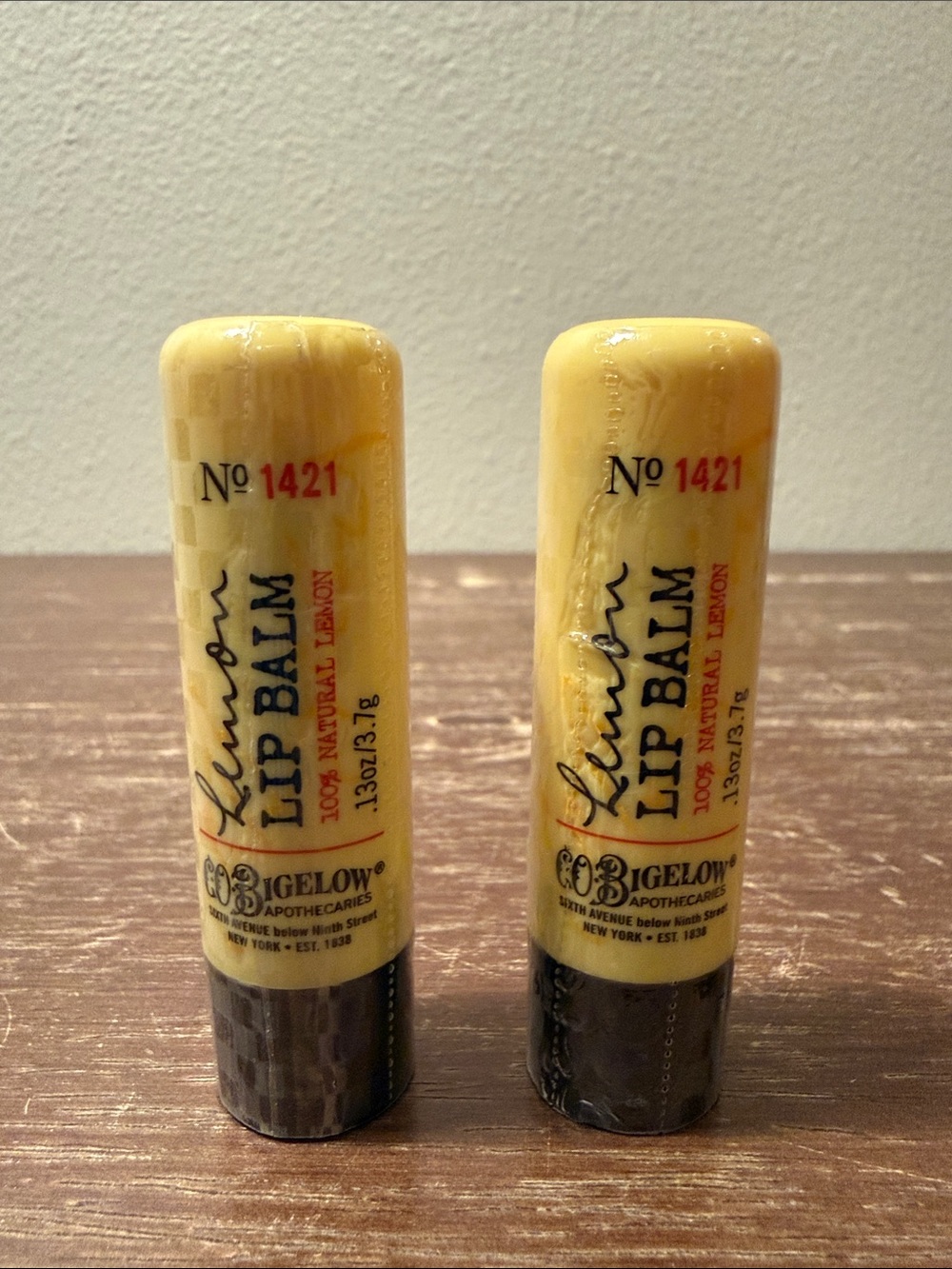 2 Bath & Body Works C.O. Bigelow Lemon Lip Balm
